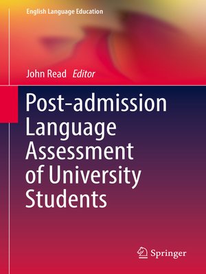 cover image of Post-admission Language Assessment of University Students